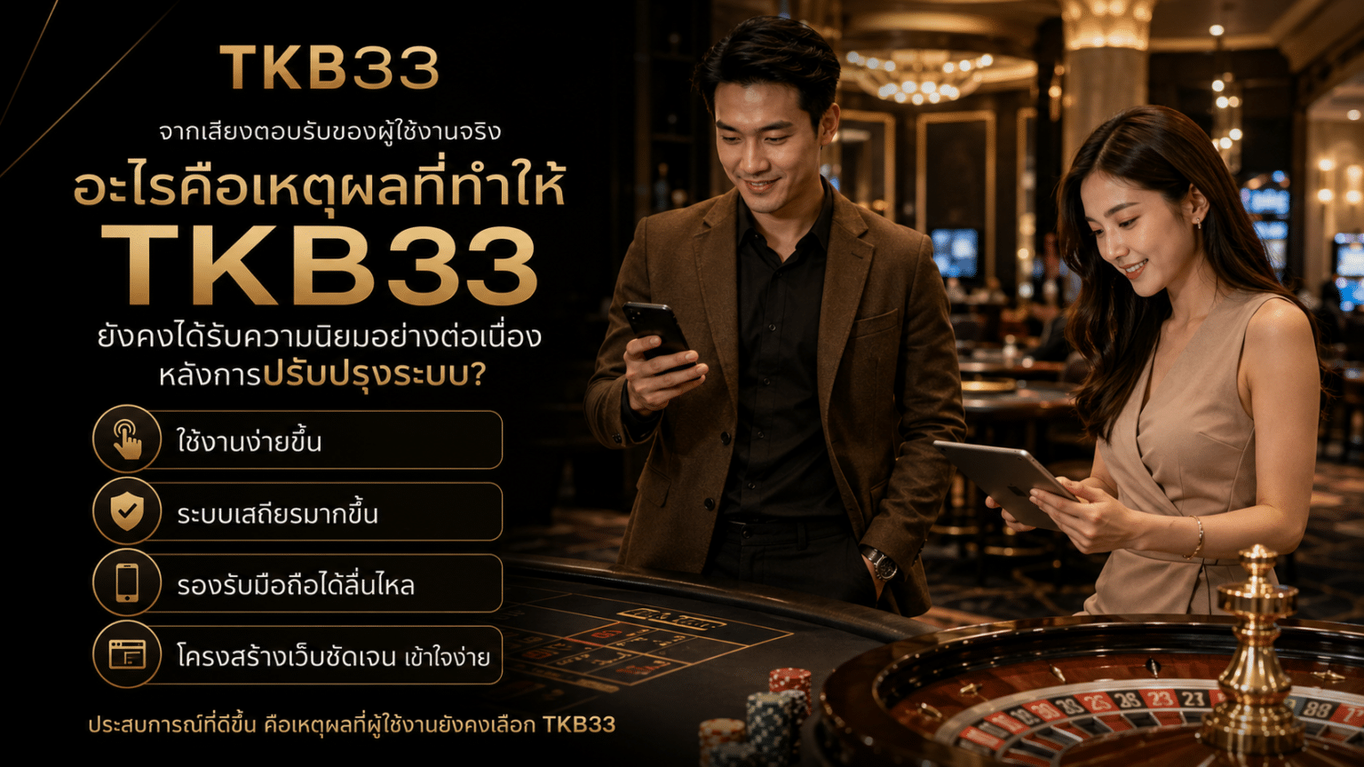 จากเสียงตอบรับของผู้ใช้งานจริง อะไรคือเหตุผลที่ทำให้ TKB33 ยังคงได้รับความนิยมอย่างต่อเนื่องหลังการปรับปรุงระบบ?